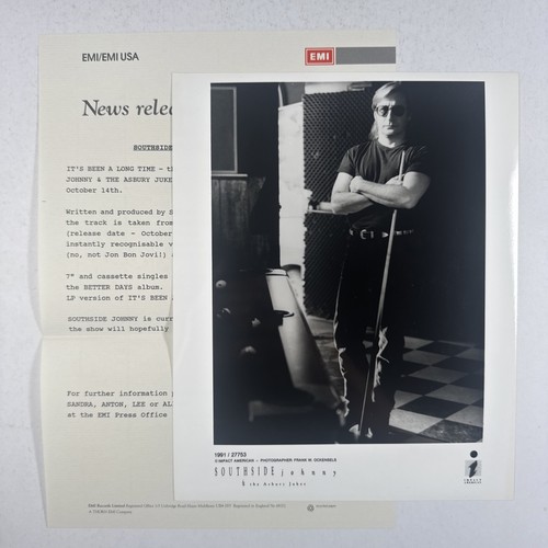 Southside johnny press release - johnny,