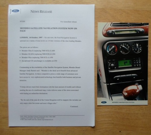 Ford 1997 various orig press - various,
