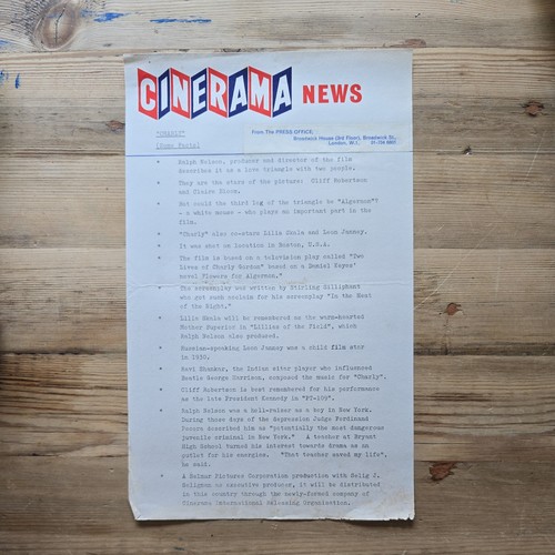 Charly press release cliff - press,