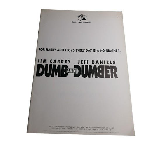 Dumb and dumber production - dumber,