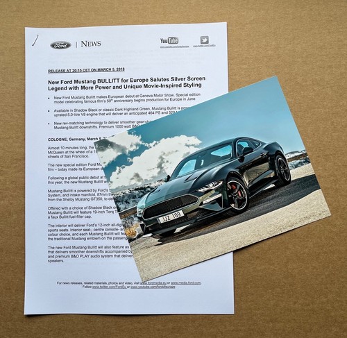 Ford mustang bullitt special - mustang,