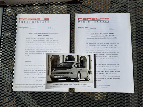 Two original genuine porsche - two,