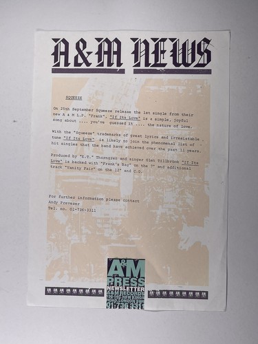 Squeeze press release frank - squeeze,
