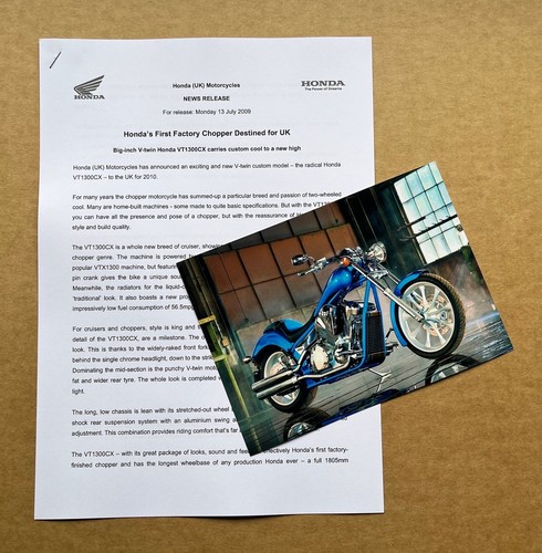 Honda vt1300cx first factory - vt1300cx,