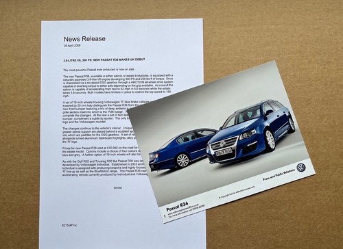 Volkswagen passat r36 - uk, debut