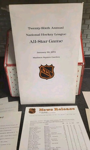 Rare 1973 nhl all - star, game