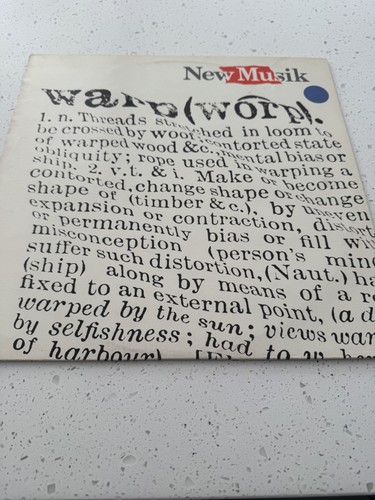 New musik warp vinyl - warp, lp