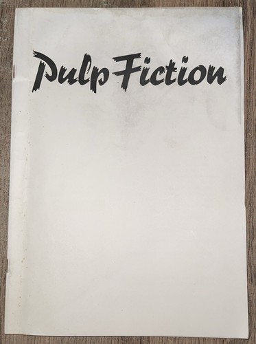 Pulp fiction 1994 - pulp,