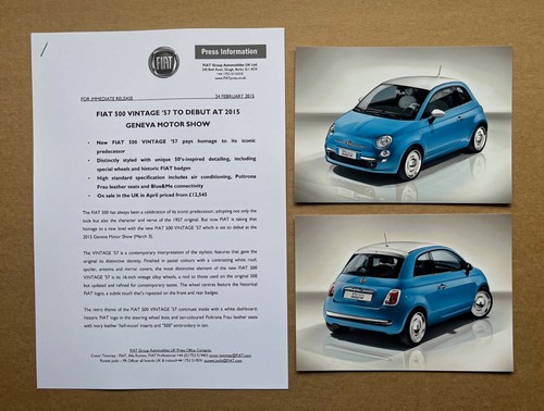 2015 fiat 500 vintage - 500, '57